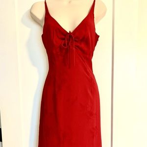 Esprit Red Spaghetti Strap Cocktail/Party Dress